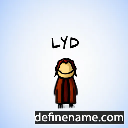 cartoon of the name Lydwid