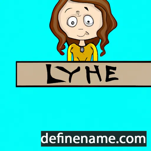 cartoon of the name Lyhne