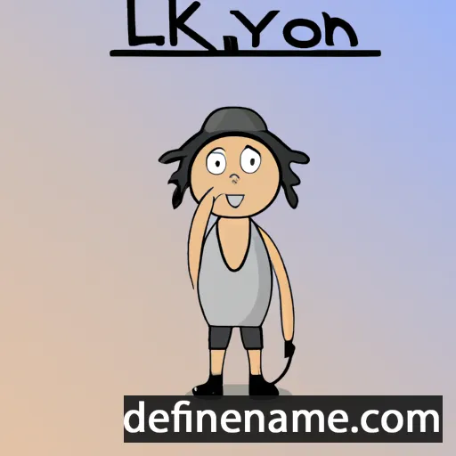 cartoon of the name Lykaon