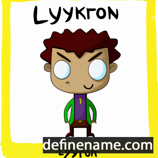 cartoon of the name Lykarion