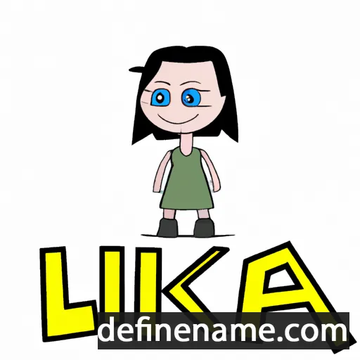 cartoon of the name Lykka