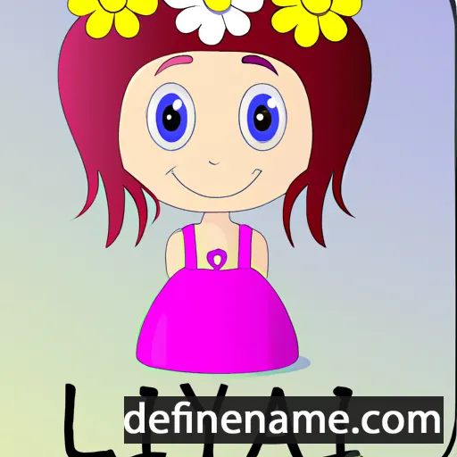 cartoon of the name Lylia