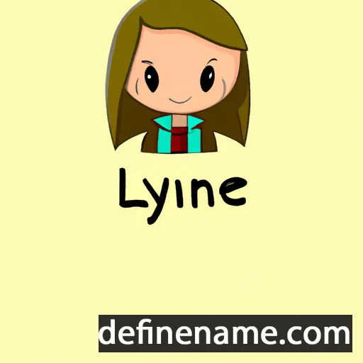 cartoon of the name Lynae