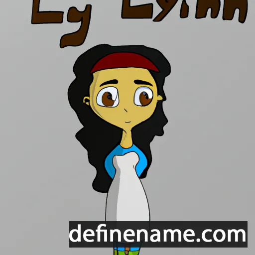 cartoon of the name Lynai