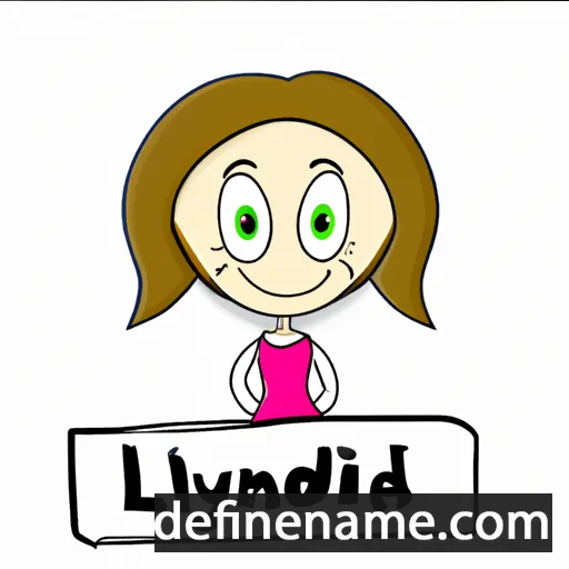 cartoon of the name Lyndall