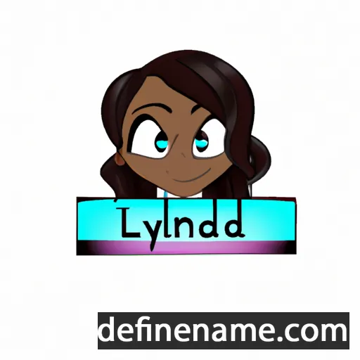 cartoon of the name Lyndell