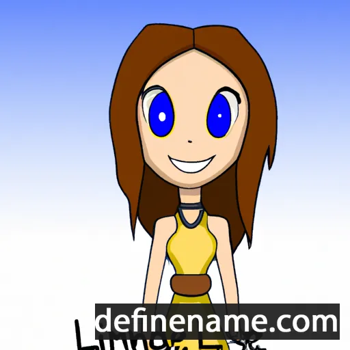 cartoon of the name Lyndrea