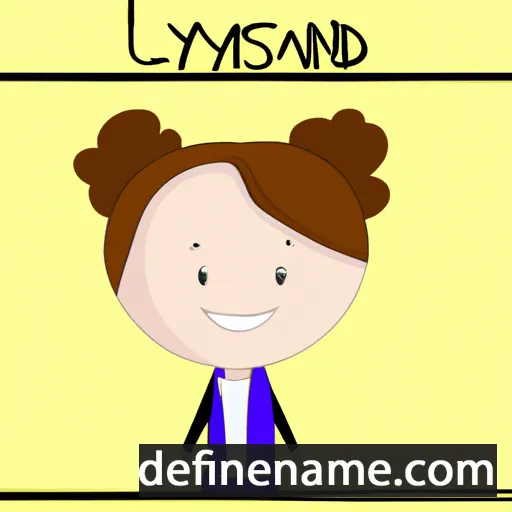 cartoon of the name Lyndsy