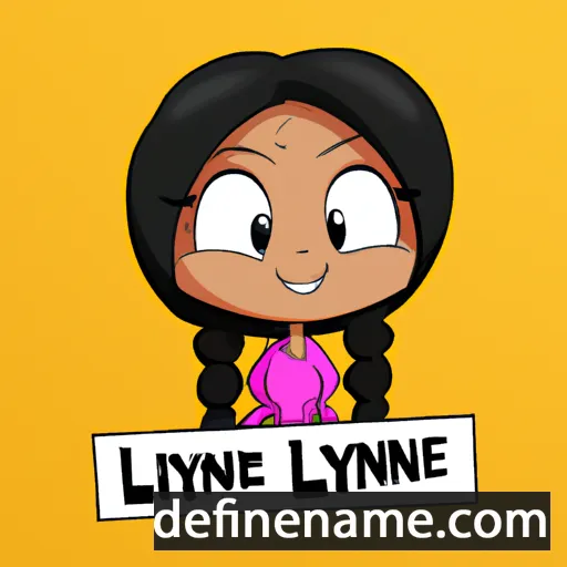 cartoon of the name Lynnae