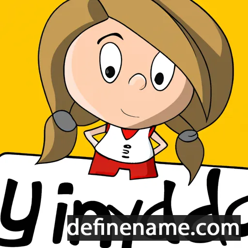 cartoon of the name Lynnda