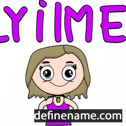 cartoon of the name Lynnie