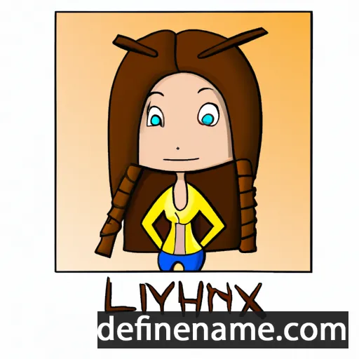 cartoon of the name Lynnix