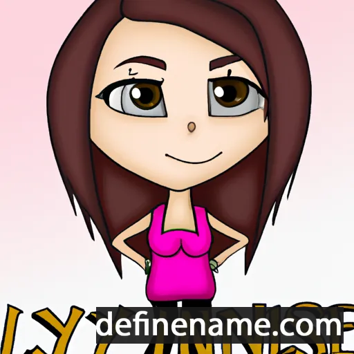 cartoon of the name Lynsi