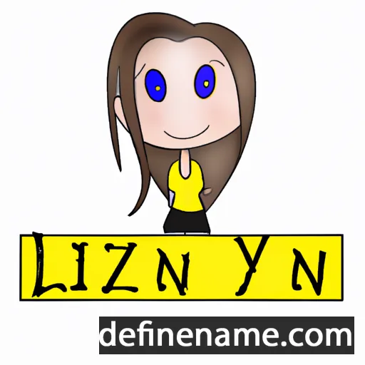 cartoon of the name Lynzi