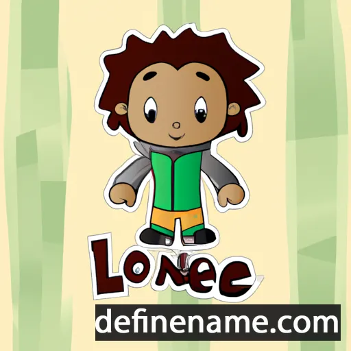 cartoon of the name Lyonel