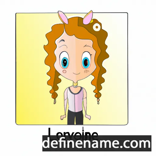 cartoon of the name Lyonelle