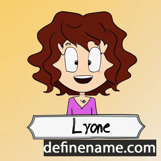 cartoon of the name Lyonne