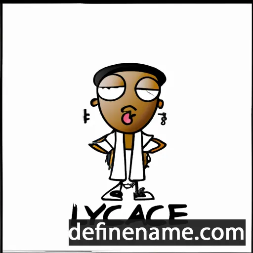 cartoon of the name Lyrical