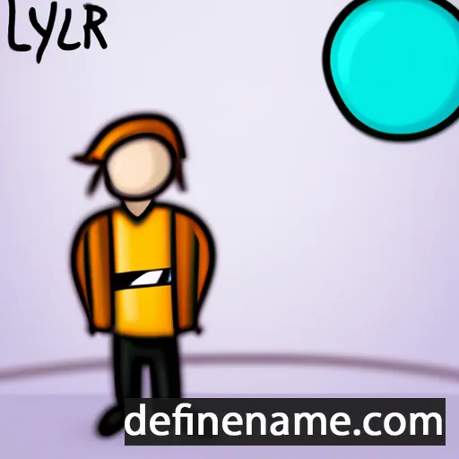 cartoon of the name Lyrik