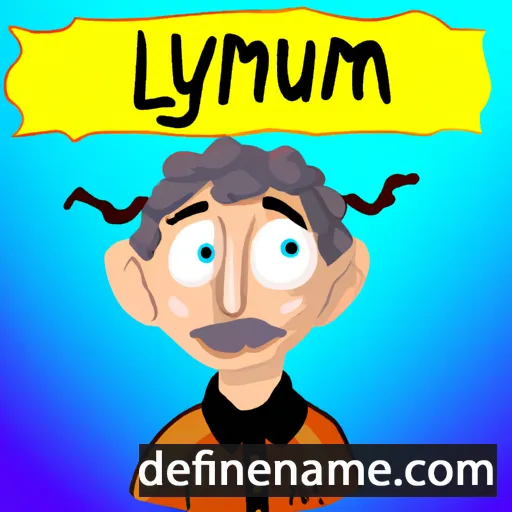 cartoon of the name Lyubomyr