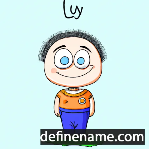 cartoon of the name Lyusi