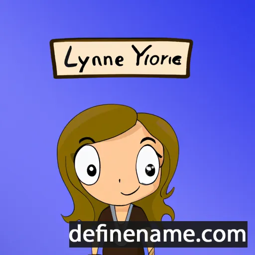 cartoon of the name Lyvonne