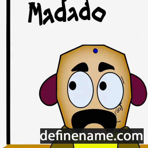 cartoon of the name Máddji