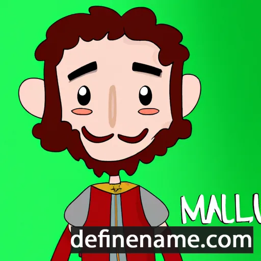 Máel Ruain cartoon