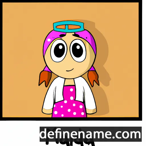 cartoon of the name Mädinä