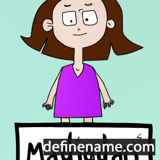 cartoon of the name Madalin