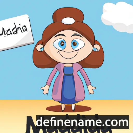 Madalina cartoon