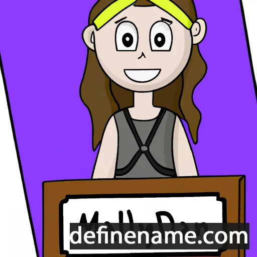 cartoon of the name Madalynn