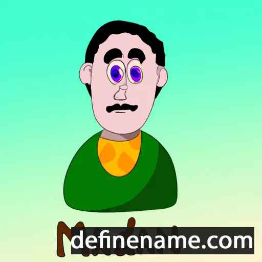 cartoon of the name Madan