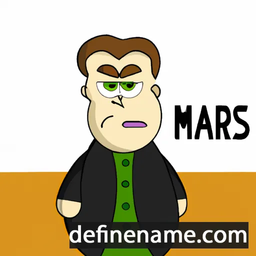 cartoon of the name Madars