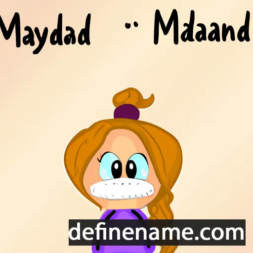 Maddalynn cartoon