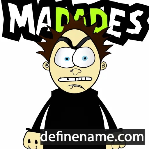 cartoon of the name Maddess