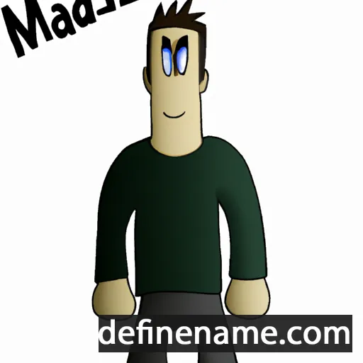 cartoon of the name Maddux