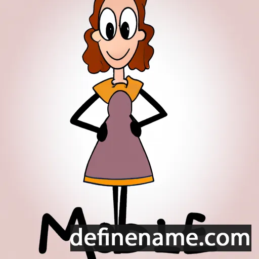 cartoon of the name Madel