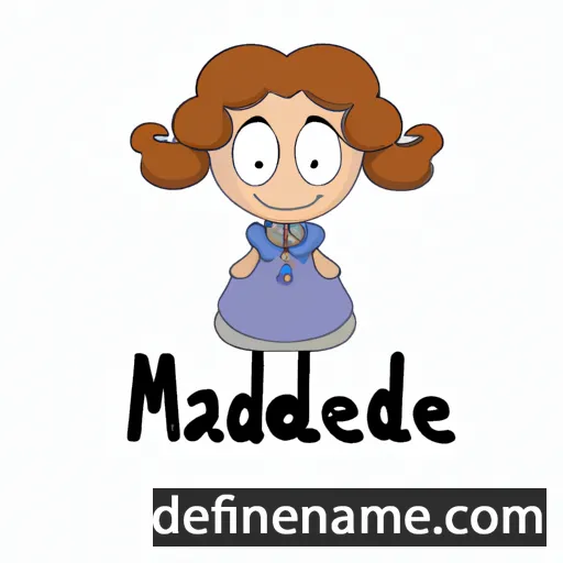 cartoon of the name Madelène