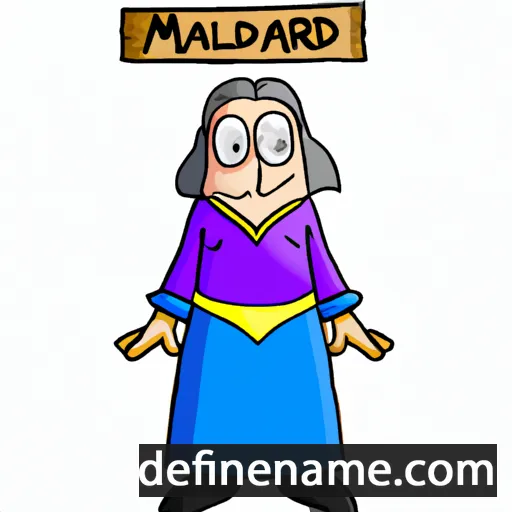 cartoon of the name Madelgard