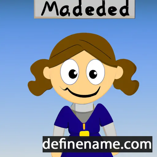 cartoon of the name Madelheid