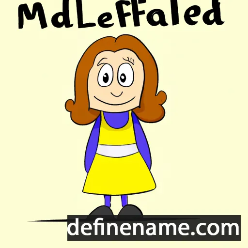 cartoon of the name Madelhild