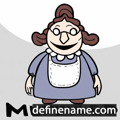 cartoon of the name Madeltrud