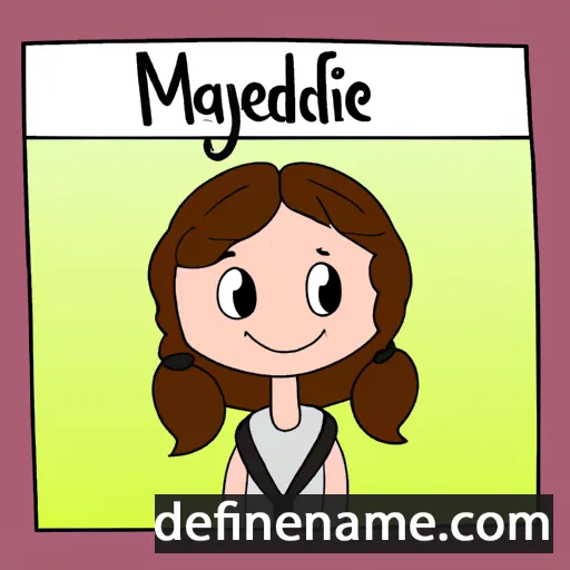 cartoon of the name Madelynne