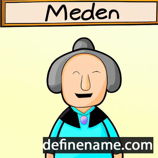 cartoon of the name Madern