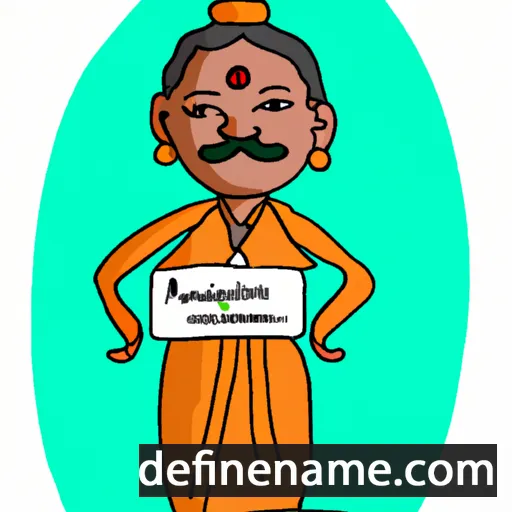 cartoon of the name Madhurasenā