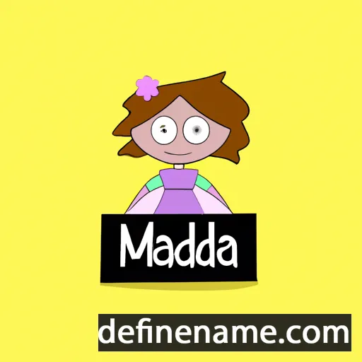 Madiea cartoon