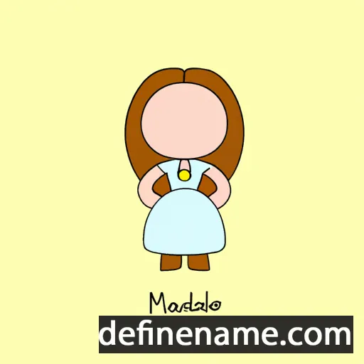 cartoon of the name Madlainne