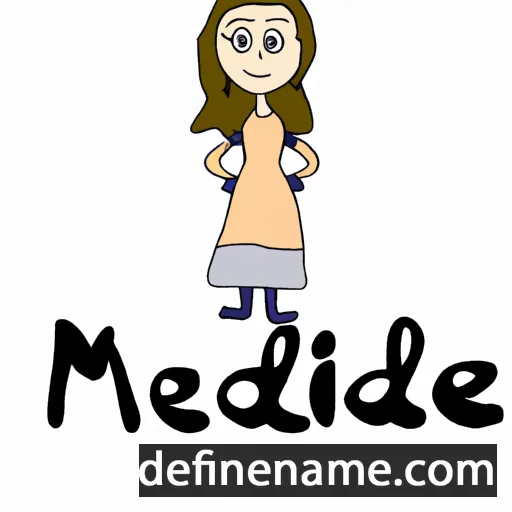 cartoon of the name Madleen