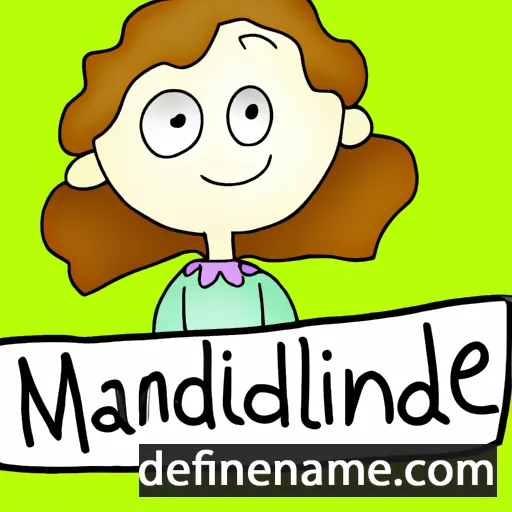 cartoon of the name Madline